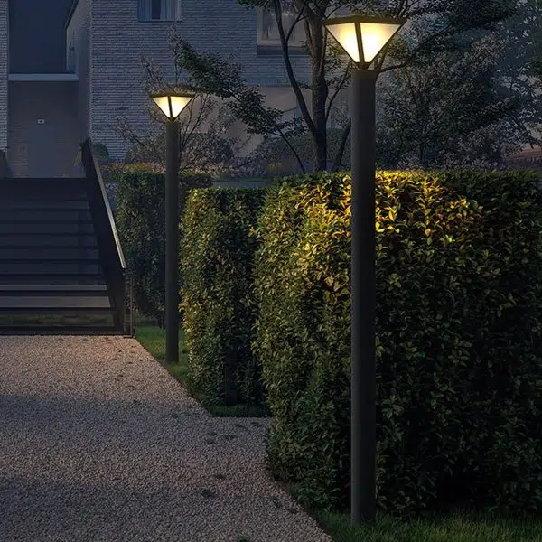 Waterproof LED Solar Lamp Post Lights Heavy Duty Outdoor Lamp Post - Image 6