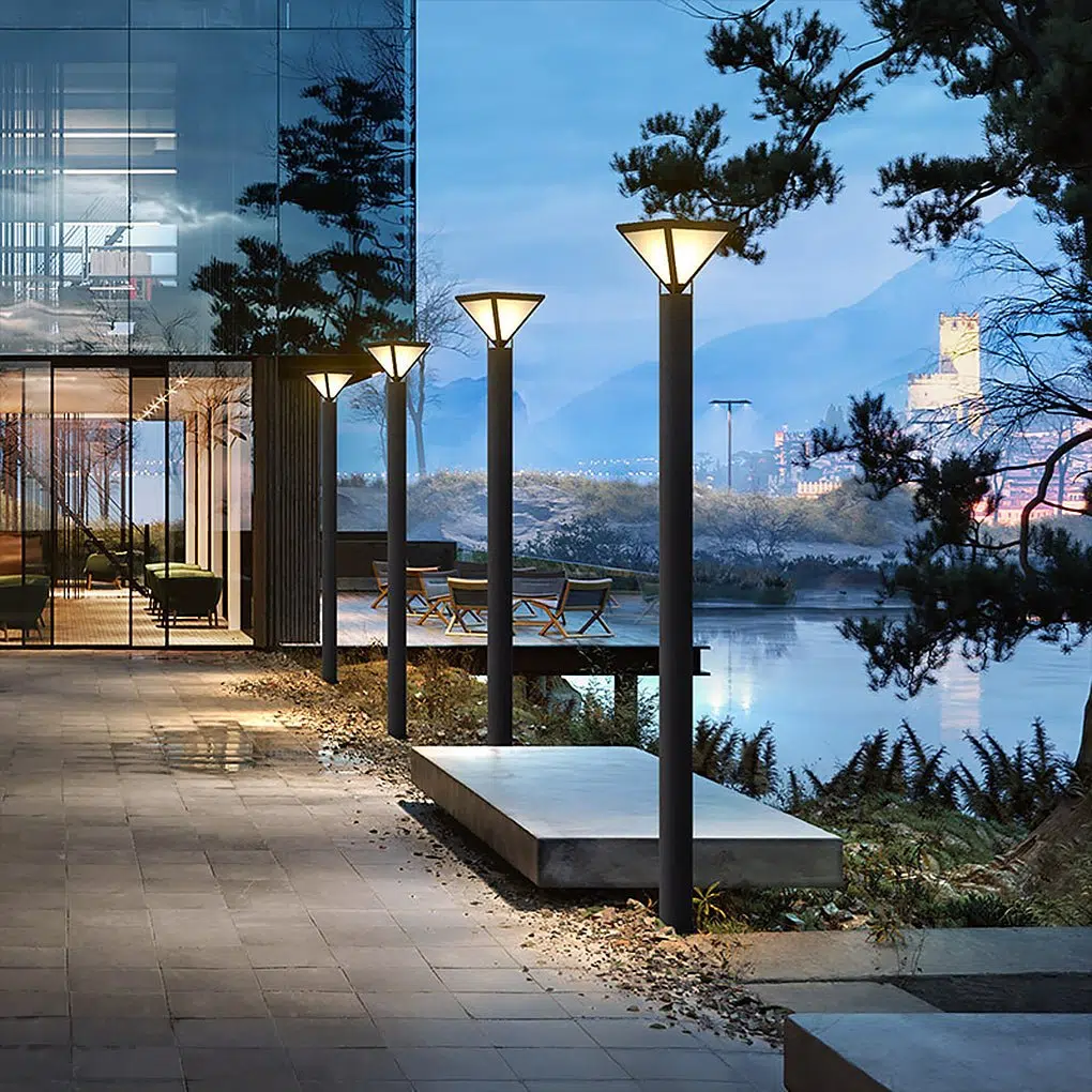 outdoor-solar-waterproof-led-post-light-for-courtyard-villa-garden-lawn-654883.jpg Waterproof LED Solar Lamp Post Lights Heavy Duty Outdoor Lamp Post - Image 1