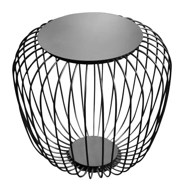Outdoor Waterproof Cage Shape Stool Table Lamp LED Landscape Lighting Courtyard Lamp - Image 9