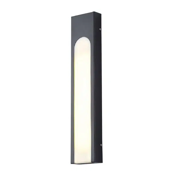 Arched Trapezoid Waterproof Black LED Modern Outdoor Wall Lights Wall Lamp - Image 8