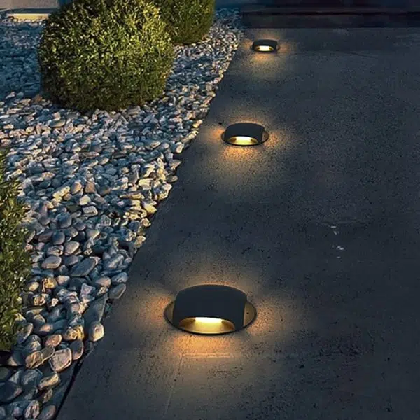 Sleek Outdoor Waterproof Side Lighting Ground Lamps - Image 4