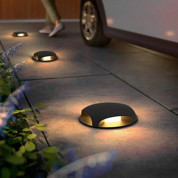 Sleek Outdoor Waterproof Side Lighting Ground Lamps - Image 2