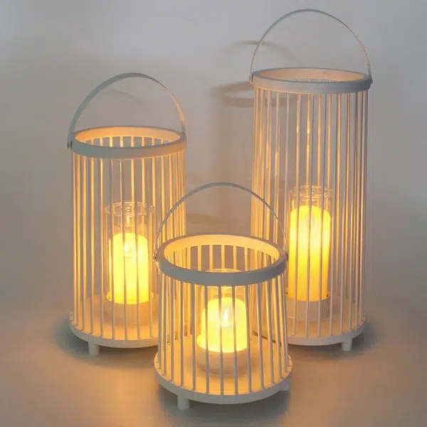 Outdoor Waterproof Garden Light Rechargeable Portable Cage Landscape Lighting with US Plug - Image 7