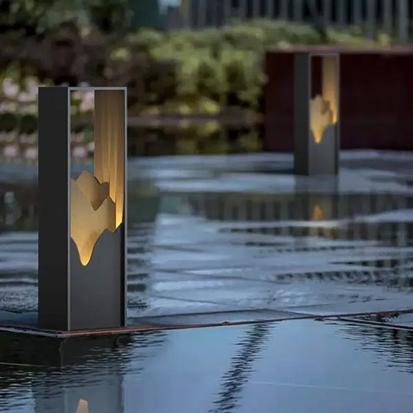 LED Mountain Scenery Path Lights Waterproof Landscape Lighting for Outdoor Elegance - Image 3