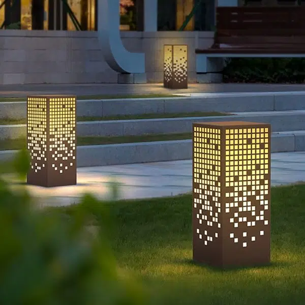 Outdoor Waterproof Unique Hollow Design Landscape Lighting Decorative Garden Lights - Image 7