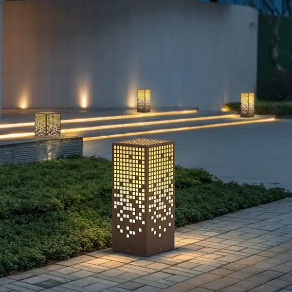 Outdoor Waterproof Unique Hollow Design Landscape Lighting Decorative Garden Lights - Image 3
