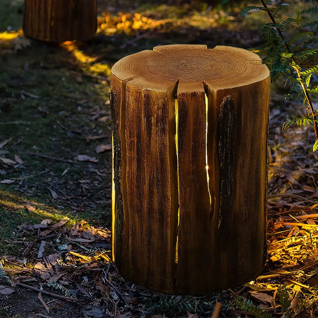 resin-simulation-tree-stump-landscape-decorative-lamp-outdoor-garden-lawn-lightsdazuma-742782.jpg Resin Tree Stump Outdoor Light Rustic Decorative Garden Lawn LED Lamp - Image 1