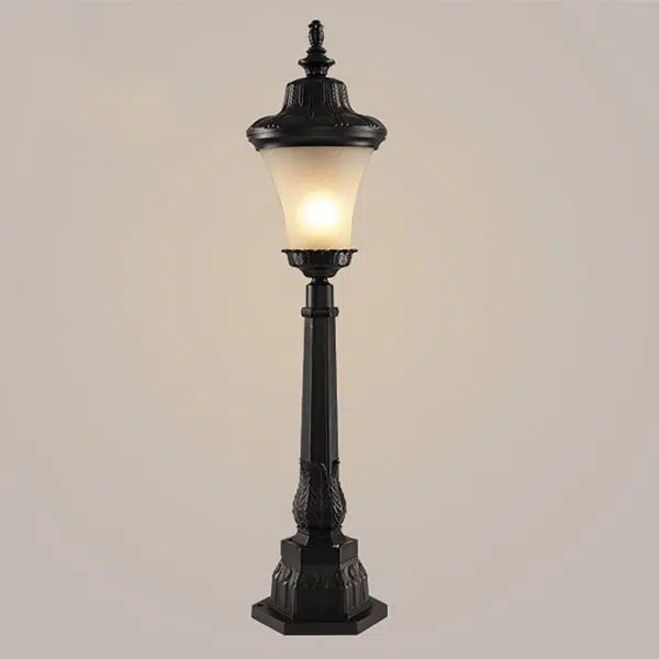 Retro Outdoor High Pole Landscape Decorative Lighting Post Lights for Garden Park - Image 8