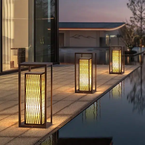 Retro Outdoor Waterproof Asian Style Courtyard Landscape Decorative Lighting - Image 3