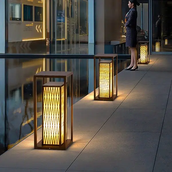 Retro Outdoor Waterproof Asian Style Courtyard Landscape Decorative Lighting - Image 4