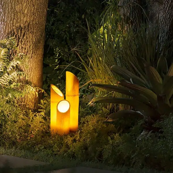Simulation Bamboo Design Outdoor Waterproof LED Landscape Lighting Decorative Lamp - Image 3