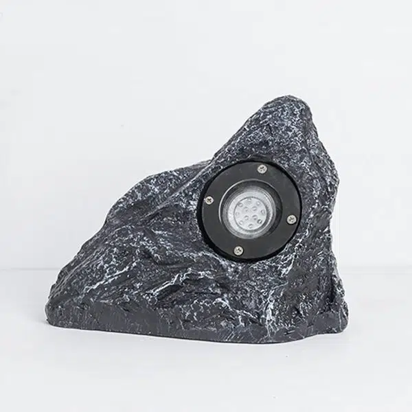 Resin Stone-Inspired Warm LED Garden Light Outdoor Illumination - Image 6