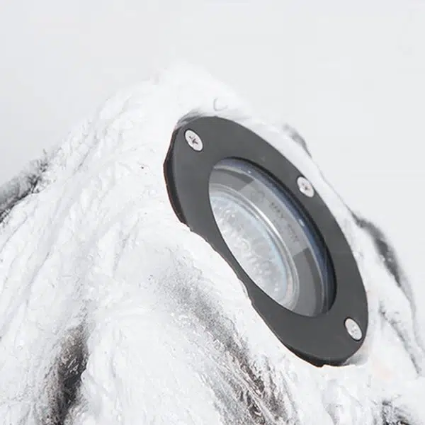 Resin Stone-Inspired Warm LED Garden Light Outdoor Illumination - Image 13