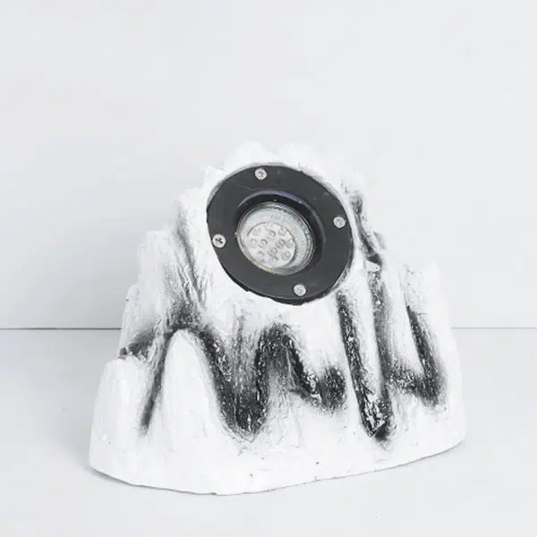 Resin Stone-Inspired Warm LED Garden Light Outdoor Illumination - Image 3