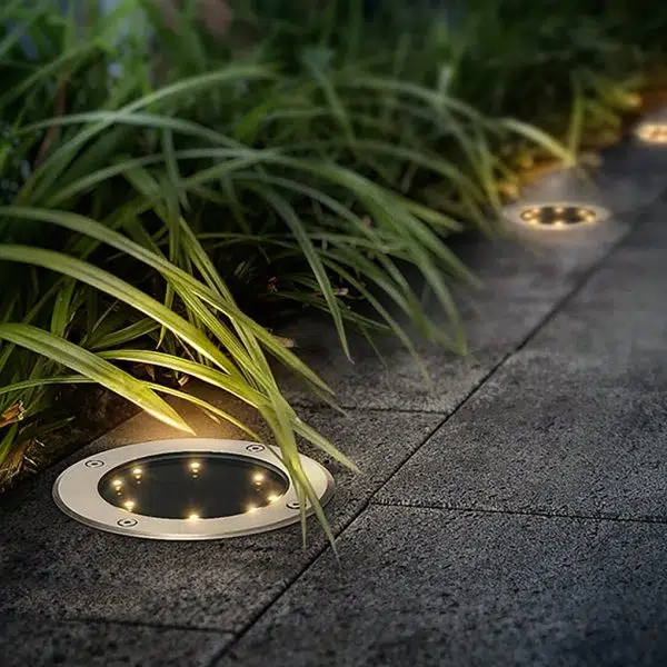 Solar Powered Garden Lawn Lights Waterproof LED Ground Lighting - Image 3