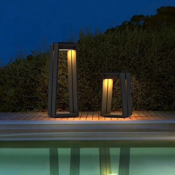 Minimalist Trapezoid Solar Light Waterproof LED Outdoor Illumination - Image 4