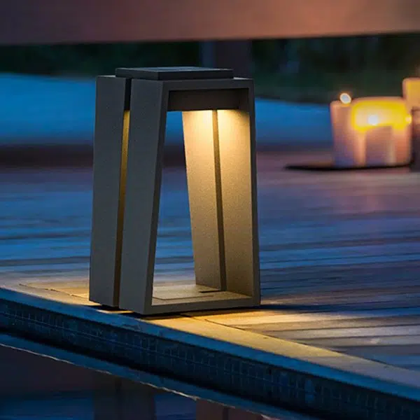 Minimalist Trapezoid Solar Light Waterproof LED Outdoor Illumination - Image 5