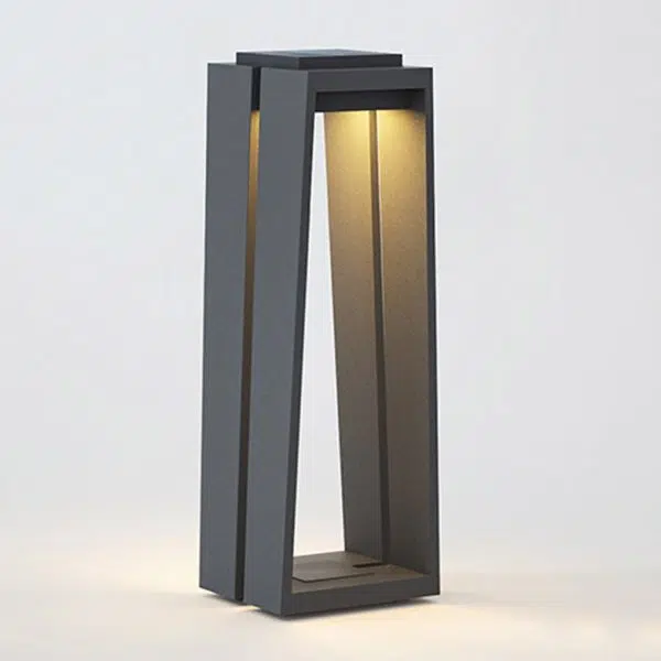 Minimalist Trapezoid Solar Light Waterproof LED Outdoor Illumination - Image 8