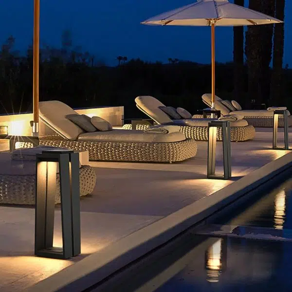 Minimalist Trapezoid Solar Light Waterproof LED Outdoor Illumination - Image 2