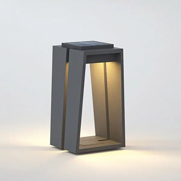 Minimalist Trapezoid Solar Light Waterproof LED Outdoor Illumination - Image 7