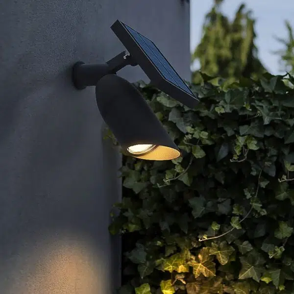 Solar LED Outdoor Spotlight Waterproof Landscape Wall Lighting - Image 2