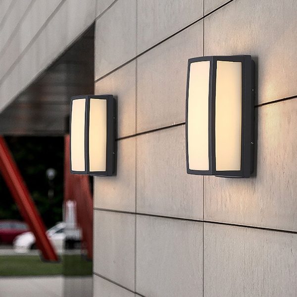 Unique Double-layer Lampshade Waterproof Outdoor LED Wall Lamp for Villa Courtyard Balcony - Image 2