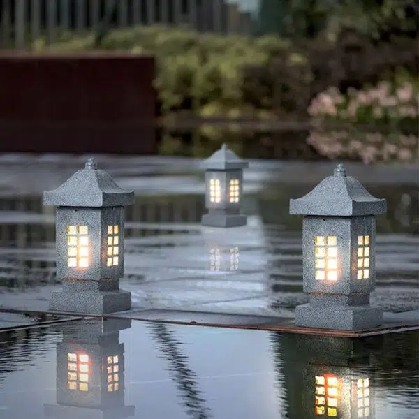 Unique Outdoor Waterproof Imitation Stone Pillar Landscape Lighting Decorative Lamp - Image 7