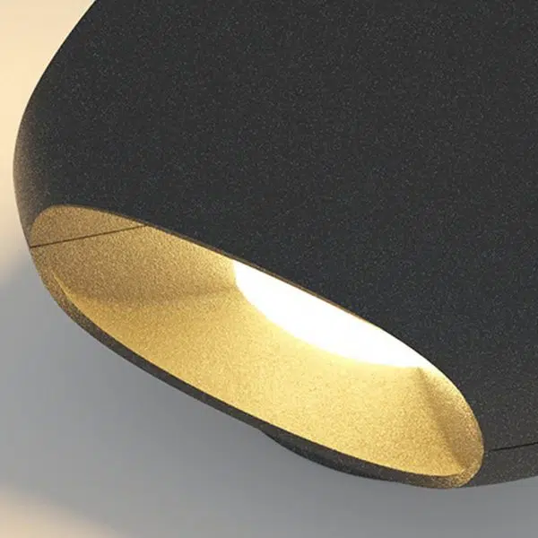 Square LED Waterproof Black Modern Outdoor Wall Lights Fence Post Lights - Image 9