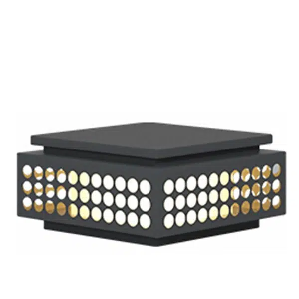 Elegant Solar LED Garden Lamp Vintage Hollowed Pattern, Weatherproof Metal Design - Image 6