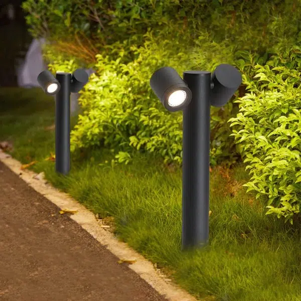 Flexi-Glow Dual-Head Rotatable Outdoor Lawn Light for Modern Landscapes - Image 6