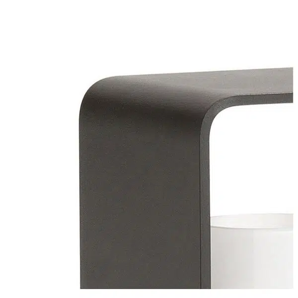 Rectangular Frame Waterproof Black Modern Solar Lights Outdoor Lanterns - Image 16